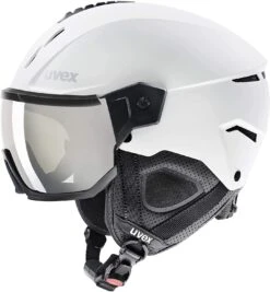 Uvex Instinct Visor Visier-Skihelm - White Black Mat