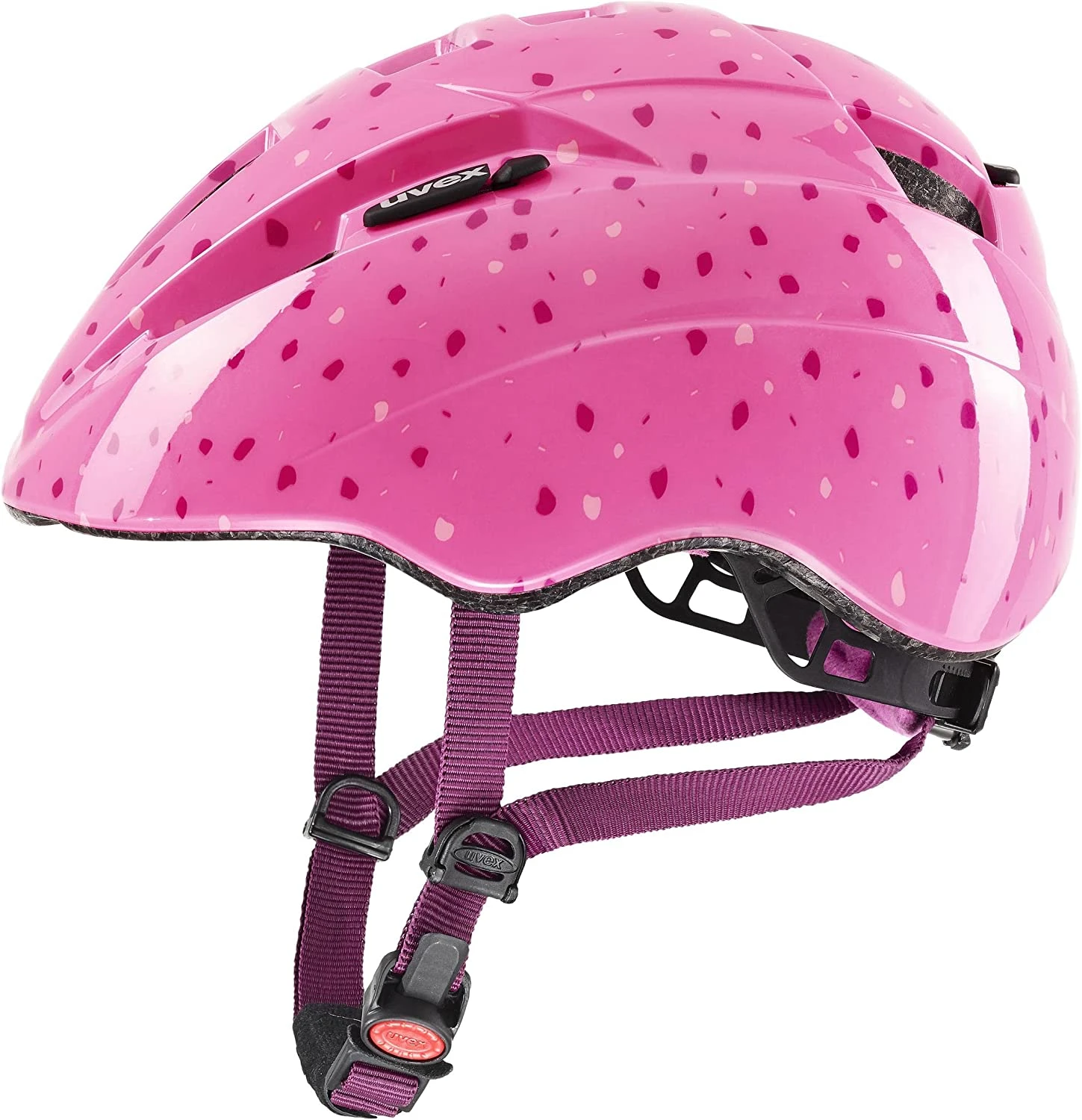 Fahrradhelm Uvex Kid 2 Kinderhelm - Pink Confetti 3 Fahrradhelm Uvex Kid 2 Kinderhelm - Pink Confetti