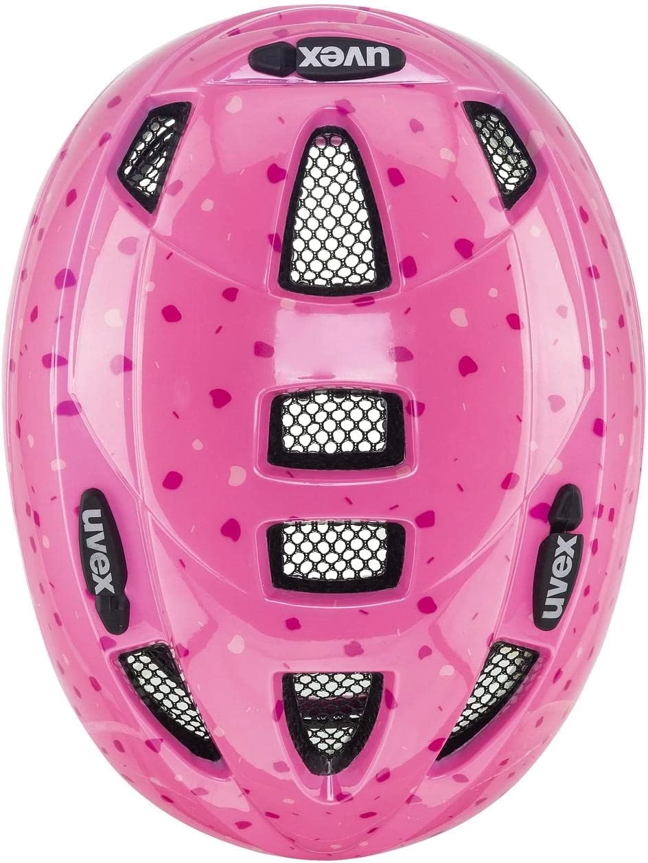 Fahrradhelm Uvex Kid 2 Kinderhelm - Pink Confetti 6 Fahrradhelm Uvex Kid 2 Kinderhelm - Pink Confetti – Bild 4
