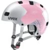 Skaterhelm Uvex Kid 3 - Silver-rose 2 Skaterhelm Uvex Kid 3 - Silver-rose -Sportausrüstung uvex kid 3 Kinderfahrradhelm silver rose 1