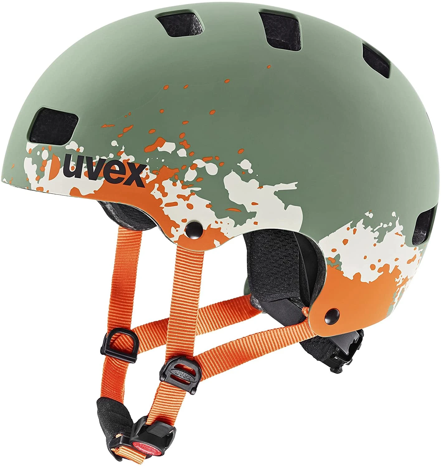Skaterhelm Uvex Kid 3 Cc - Moos Green-sand Mat 3 Skaterhelm Uvex Kid 3 Cc - Moos Green-sand Mat