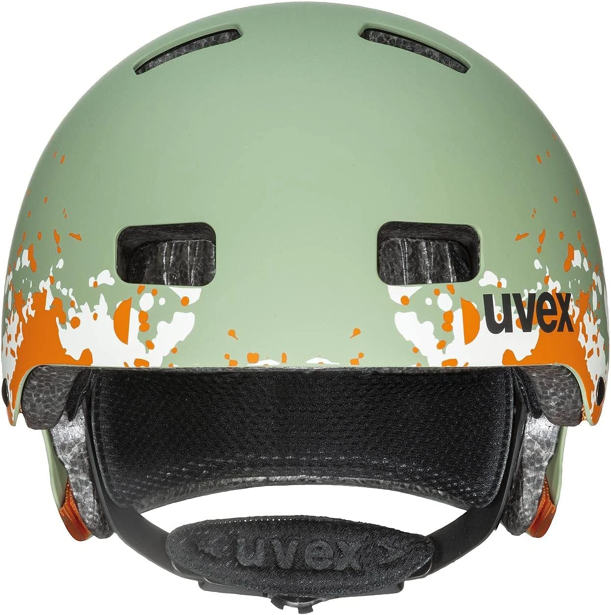 Skaterhelm Uvex Kid 3 Cc - Moos Green-sand Mat 4 Skaterhelm Uvex Kid 3 Cc - Moos Green-sand Mat – Bild 2