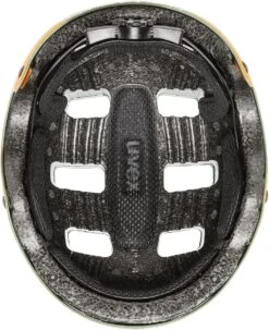 Skaterhelm Uvex Kid 3 Cc - Moos Green-sand Mat 10 Skaterhelm Uvex Kid 3 Cc - Moos Green-sand Mat -Sportausrüstung uvex kid 3 cc kinder skaterhelm fahrradhelm moos green sand mat 4