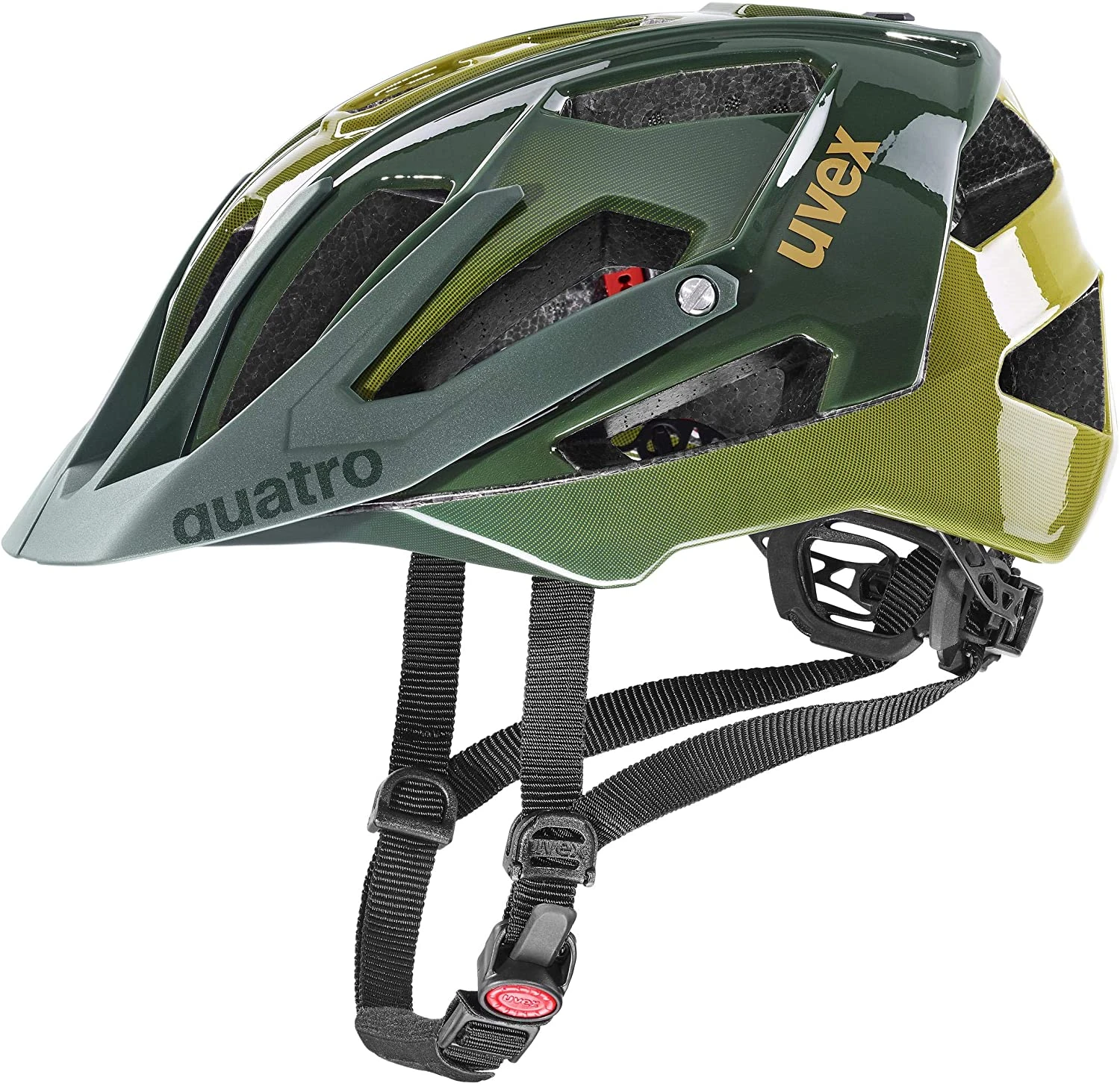 Uvex Quatro Mountainbike Helm - Forest-mustard 3 Uvex Quatro Mountainbike Helm - Forest-mustard