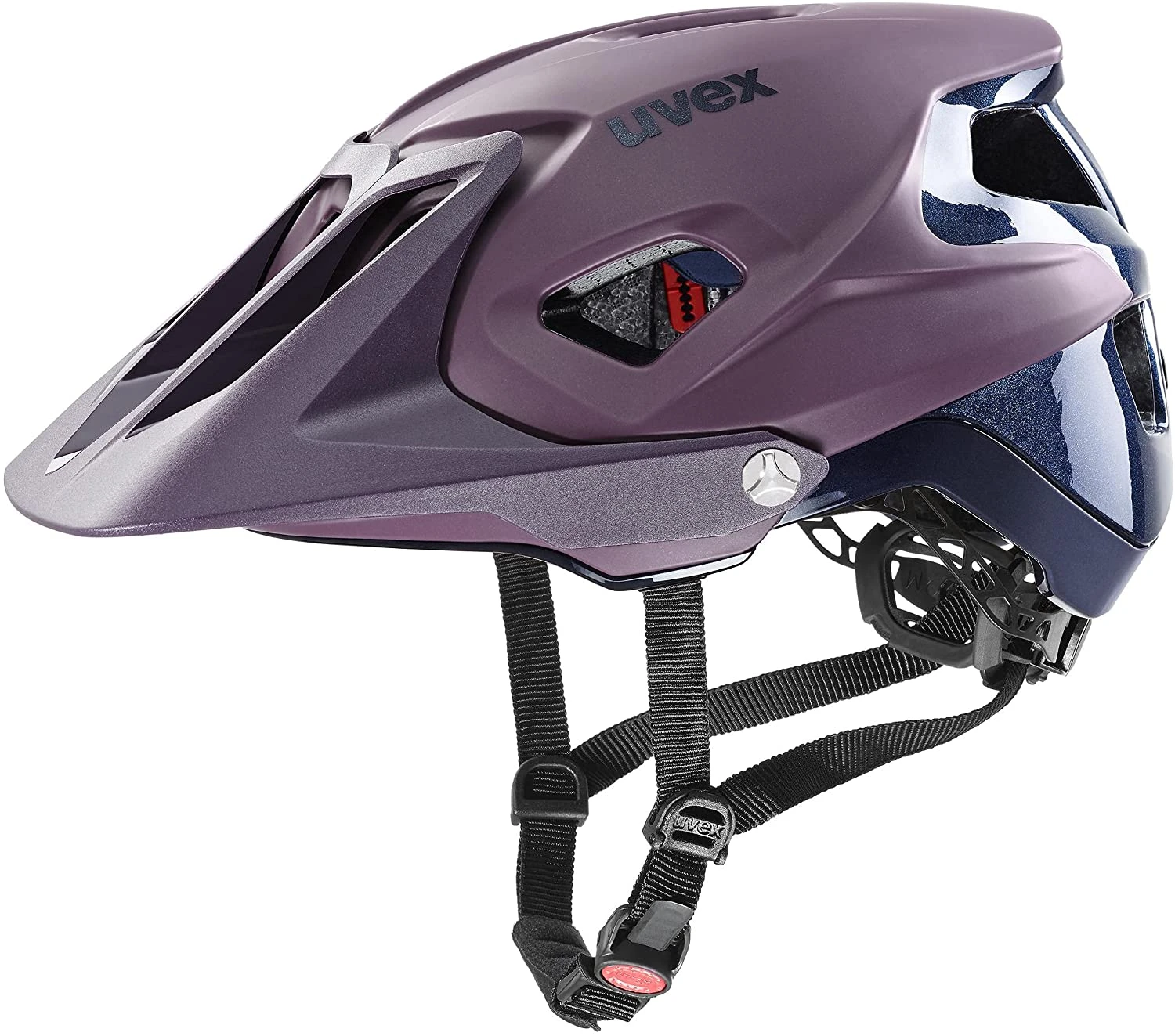 Uvex Quatro Integrale Mountainbike Helm - Plum-deepspace Mat/shiny 3 Uvex Quatro Integrale Mountainbike Helm - Plum-deepspace Mat/shiny