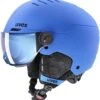 Uvex Rocket Jr. Visor Visier Kinder-Skihelm - Blue Mat 2 Uvex Rocket Jr. Visor Visier Kinder-Skihelm - Blue Mat -Sportausrüstung uvex rocket jr visor visier kinderskihelm blue mat 1