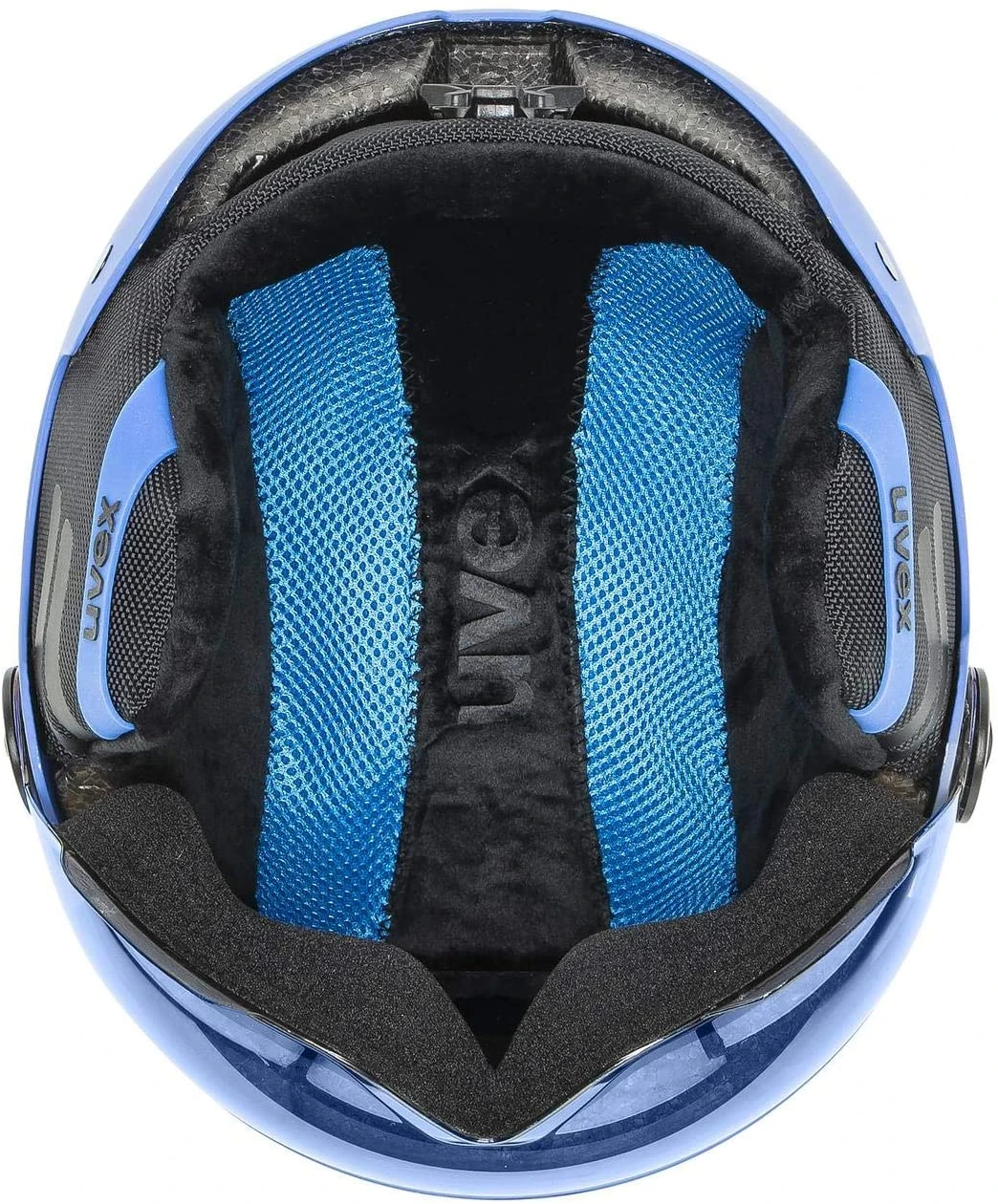 Uvex Rocket Jr. Visor Visier Kinder-Skihelm - Blue Mat 6 Uvex Rocket Jr. Visor Visier Kinder-Skihelm - Blue Mat – Bild 4