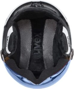 Uvex Rocket Jr. Visor Visier Kinder-Skihelm - White Black Mat 12 Uvex Rocket Jr. Visor Visier Kinder-Skihelm - White Black Mat -Sportausrüstung uvex rocket jr visor visier kinderskihelm white black mat 5
