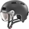 Uvex Rush Visor Visier Fahrradhelm - Dark Silver Mat 1 Uvex Rush Visor Visier Fahrradhelm - Dark Silver Mat -Sportausrüstung uvex rush visor Visier Fahrradhelm mit Ruecklicht dark silver mat 1
