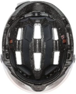 Uvex Rush Visor Visier Fahrradhelm - Dark Silver Mat -Sportausrüstung uvex rush visor Visier Fahrradhelm mit Ruecklicht dark silver mat 6