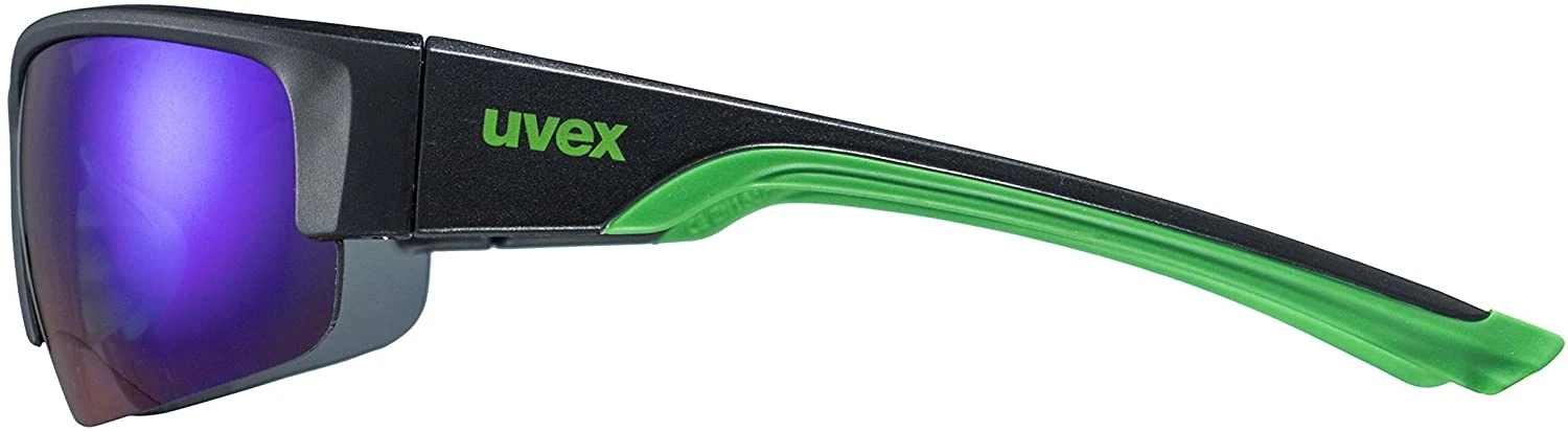 Uvex Sportstyle 215 Sportbrille Black Mat Green 5 Uvex Sportstyle 215 Sportbrille Black Mat Green – Bild 3