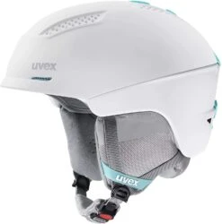Uvex Ultra Skihelm - White-mint Mat